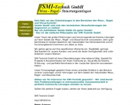 Website SMI Technik Meß- Regel- Steuerungsanlagen