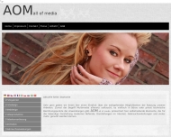 Website AOM all of media Fotografie & Webdesign