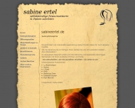 Website Sabine Ertel selbstständige Friseurmeisterin & Diplom Coloristin