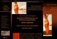 Website Haarentfernung Sugaring Peter Spindre