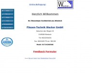 Bild Fliesen-Technik Wacker GmbH Fliesen und Fliesenverlegung/ Silikonabdichtungen