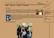 Website Haar-Concept Christina Schlawe Friseursalon