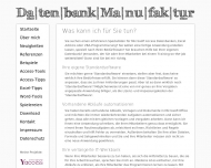 Bild Da|ten|bank|Ma|nu|fak|tur ? Microsoft Office- und VBA-Erfahrung seit 1995