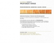 Website Profondo Verde Olivenholz-Parkett
