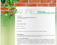 Website Smid Garten- und Landschaftsbau
