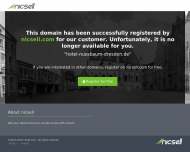 This domain has been registered for a customer by nicsell
