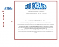 Website Gaststätte Restaurant - Zur Schanze Inh. Katrin Naumann
