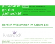 regionale k?che in Ahlbeck - Kaisers Eck