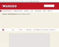 Website MAREDO Steakhouse Dortmund