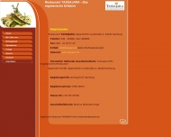 Website TASSAJARA GTR Vegetarisches Restaurant Eppendorf