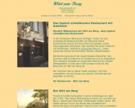 Bild Gaststtte Restaurant - Wirt am Berg