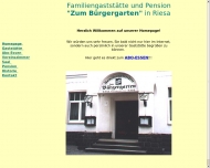Bild Gaststtte & Pension Zum Brgergarten