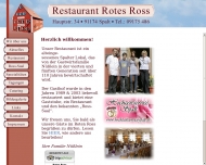Website Gaststätte Zum Roten-Ross