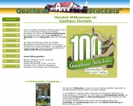 Website Gastst�tte Restaurant - Stuckatz mit Zimmervermietung