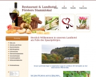 Website Försters Stammlokal