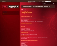 Website Pizza Hut Restaurant
