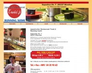 Running Sushi M?nchen, Japanisches Restaurant Tsuki Ji am Goetheplatz