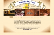 Website Restaurant Osteria dell 'arte