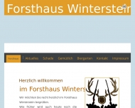 Website Forsthaus Winterstein