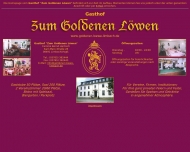 Website Gastst�tte Restaurant - Zum goldenen L�wen