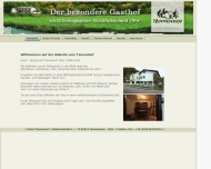 Website Tannenhof Gaststätte