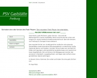 Website Gaststätte Restaurant - PSV-Gaststätte
