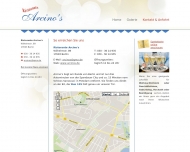 Website Arcino's Ristorante Spandau