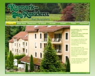 Website G�stehaus Kurpark-Residenz