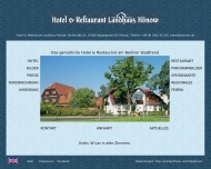 Hotel Restaurant Landhaus H?now - das gem?tliche Hotel am Berliner Stadtrand