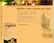 Website B�rger's Eiscafe,Restaurant u. Pension