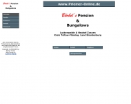 Website Hotel Pension B�rbel