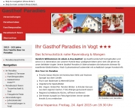 Bild Gasthof Zum Paradies, Familie Baur Saal fr Tagungen u. Hochzeiten