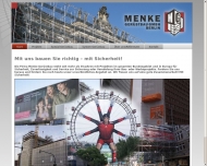 Website Menke Ger�stbau