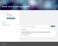 Bild Römer Axel Krankengymnastik