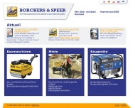 Bild BORCHERS & SPEER Baumaschinen-Baugerte Handelsgesellschaft mbH