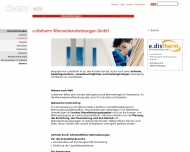 Website e.distherm W�rmedienstleistungen