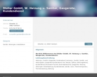Bild Mller GmbH, W. Heizung u. Sanitr, Gasgerte, Kundendienst