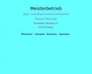 Bild Ritschel Rainer Bau- und Maschinenschlosserei Metallbau