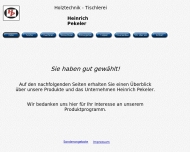 Bild Pekeler Heinrich Tischlerei
