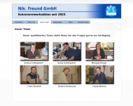 Website NIK Freund