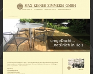 Bild Kiener Max Zimmerei GmbH