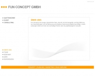 Website Fun Concept - Die Erlebnisgastronomie
