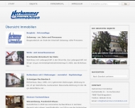 Website Herkommer Immobilien