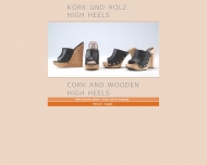 Cork and wooden high heels by Zoccoli.de