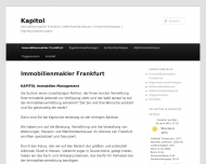 Website KAPITOL Immobilien Management
