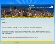 Website AGEP Immobilienverwaltung