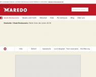 Website MAREDO Steakhouse Berlin Unter den Linden