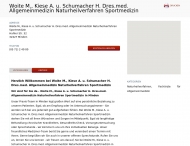 Bild Woite M., Kiese A. u. Schumacher H. Dres.med. Allgemeinmedizin Naturheilverfahren Sportmedizin