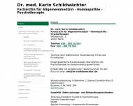 Bild Schildwchter Karin Dr. Homopathie u. angewandte Kinesiologie