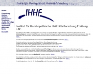 Bild IHHF Institut fr Homopath. Heilmittelforschung